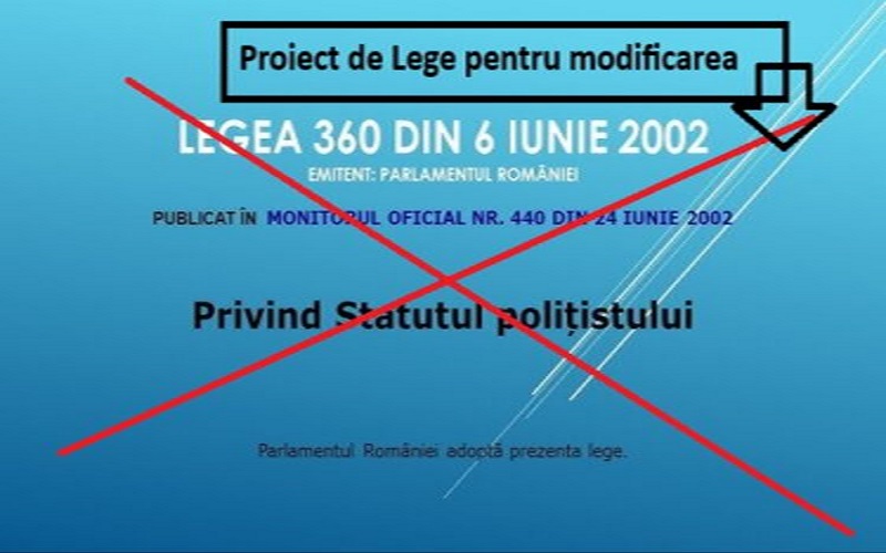 Vor avea polițiștii un Statut modern sau cârpeală???