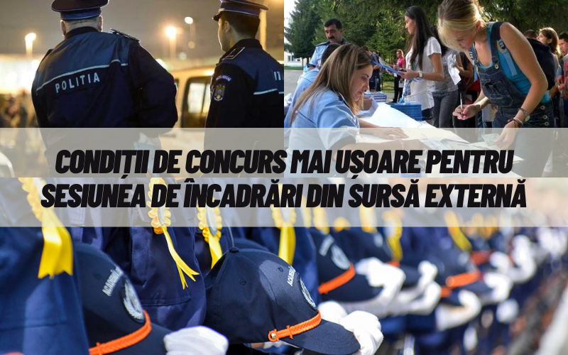 Condiții mai ușoare pentru încadrarea din sursă externă - Poliție
