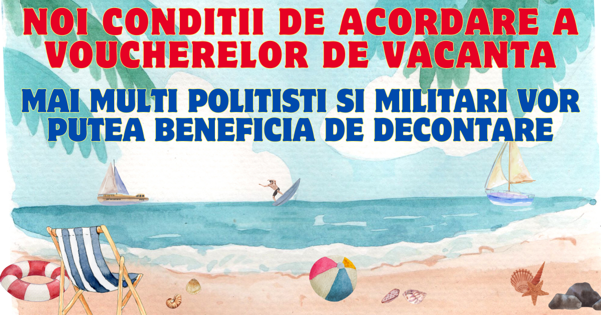 Modificare importantă privind voucherele de vacanță