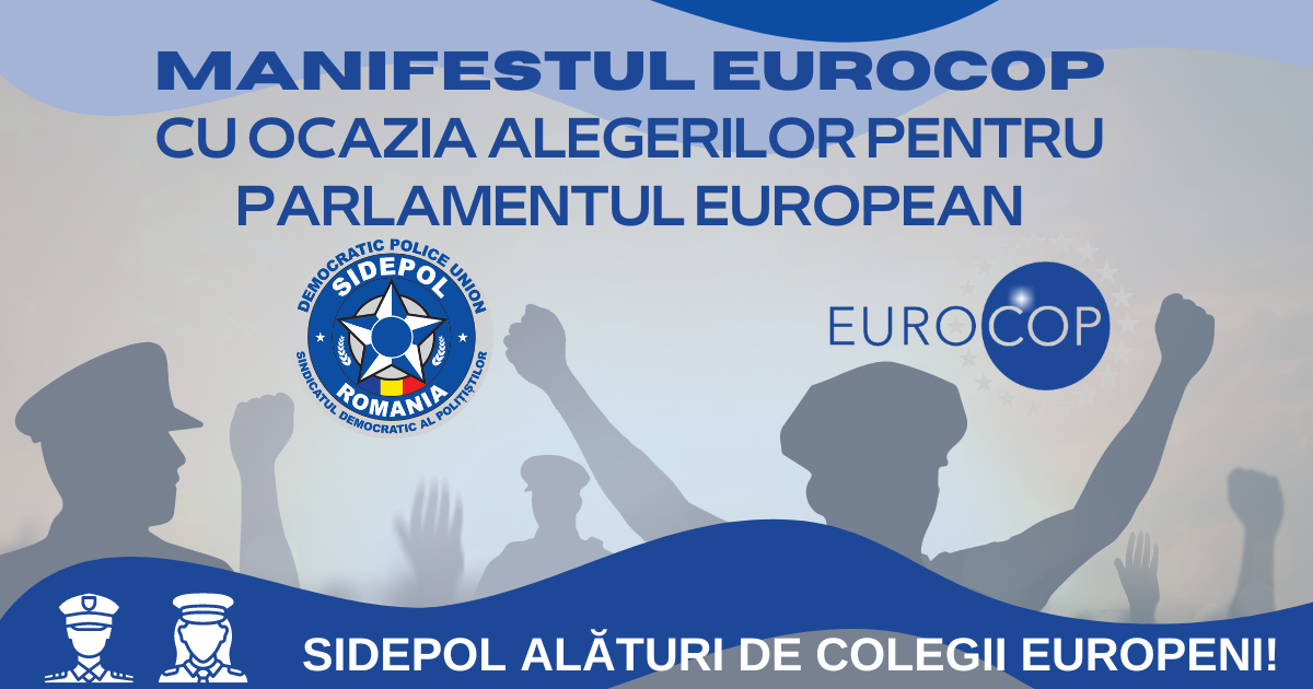 Manifestul european al EUROCOP difuzat de SIDEPOL în România