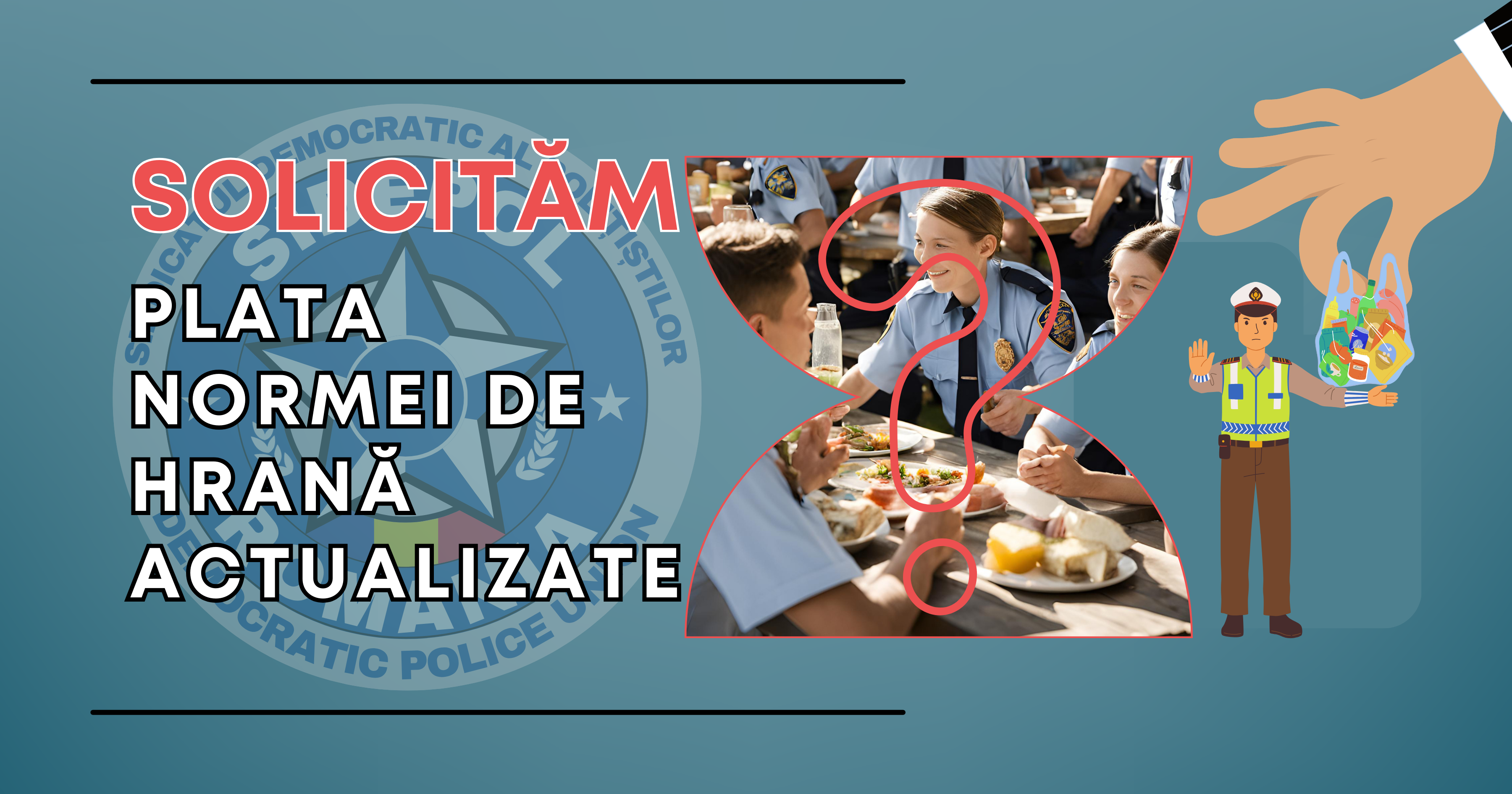 Solicităm  plata normei de hrană actualizată!