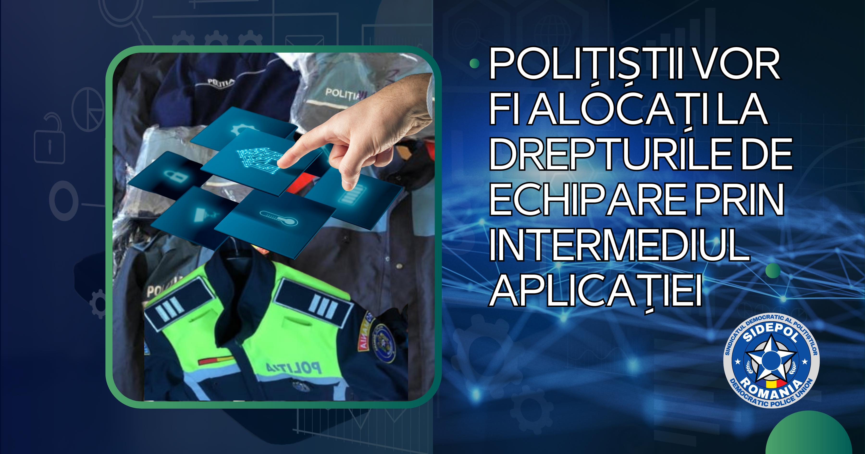 Noua modalitate de acordare a drepturilor de echipare!
