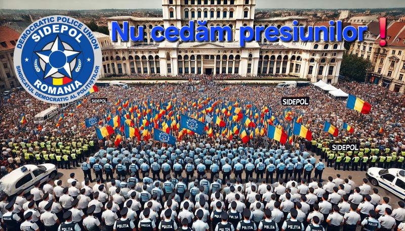 Polițiștii nu renunță la drepturile lor! Toată lumea la protest!