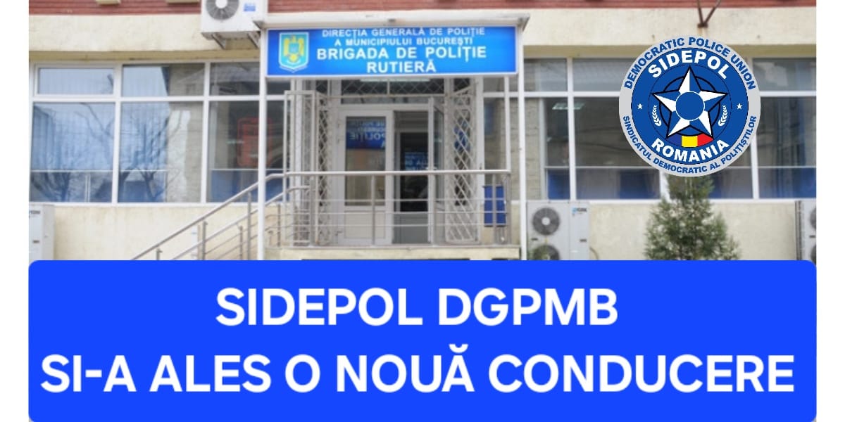 Filiala SIDEPOL -D.G.P.M.B. -o nouă conducere!