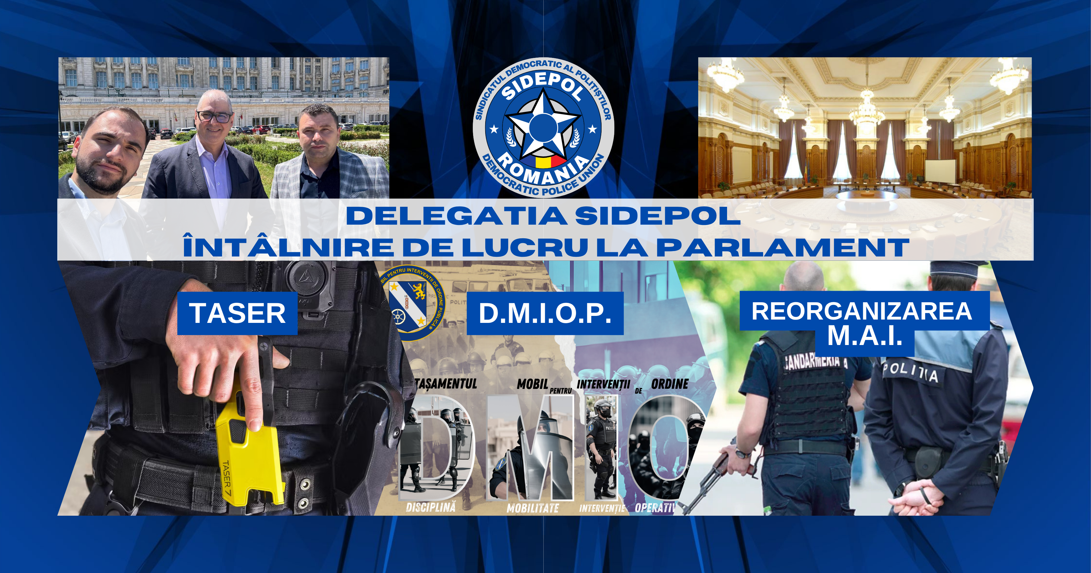 SIDEPOL - vizită de lucru la Parlament