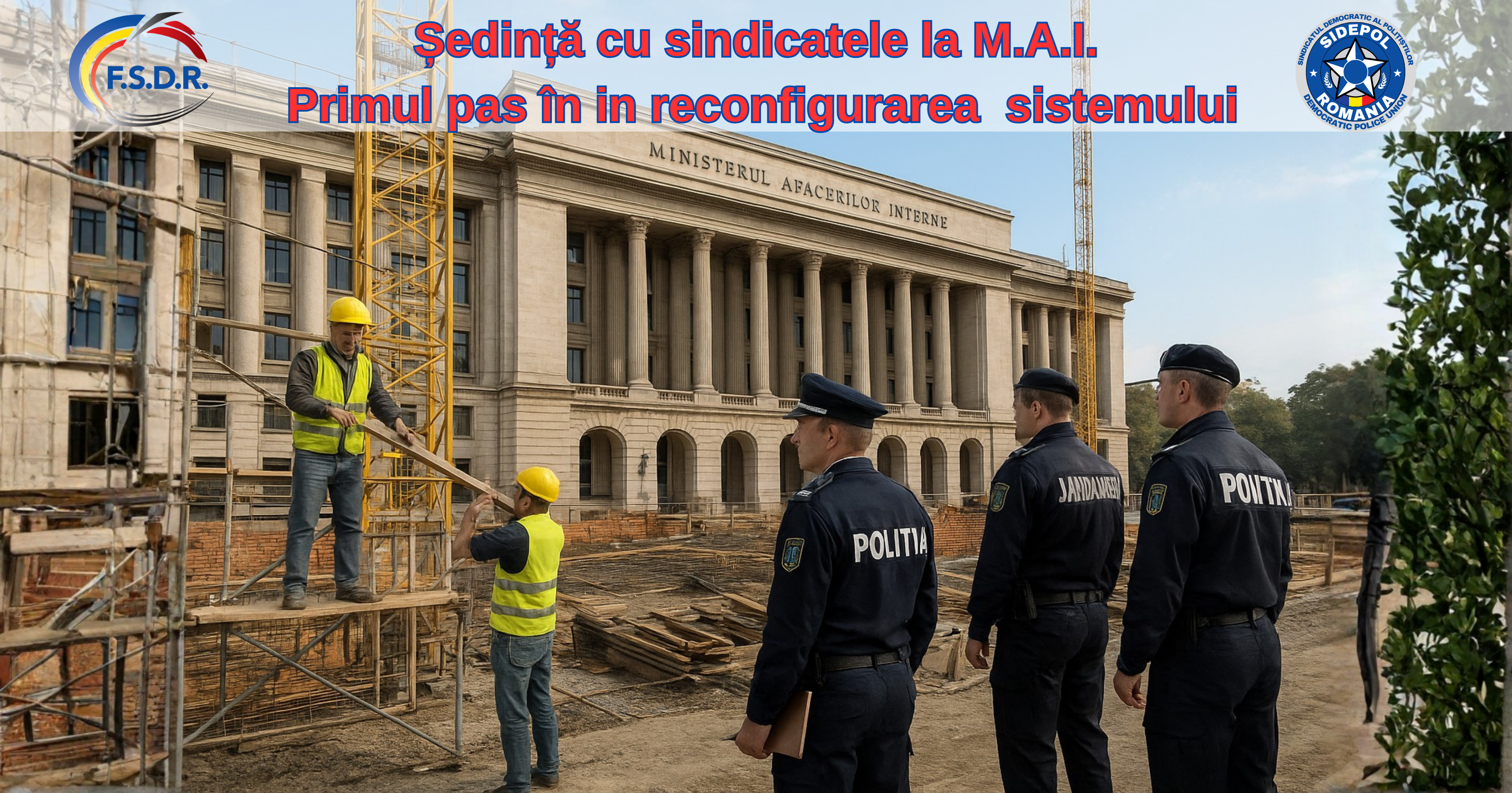 Primul pas în “reconfigurarea” M.A.I.