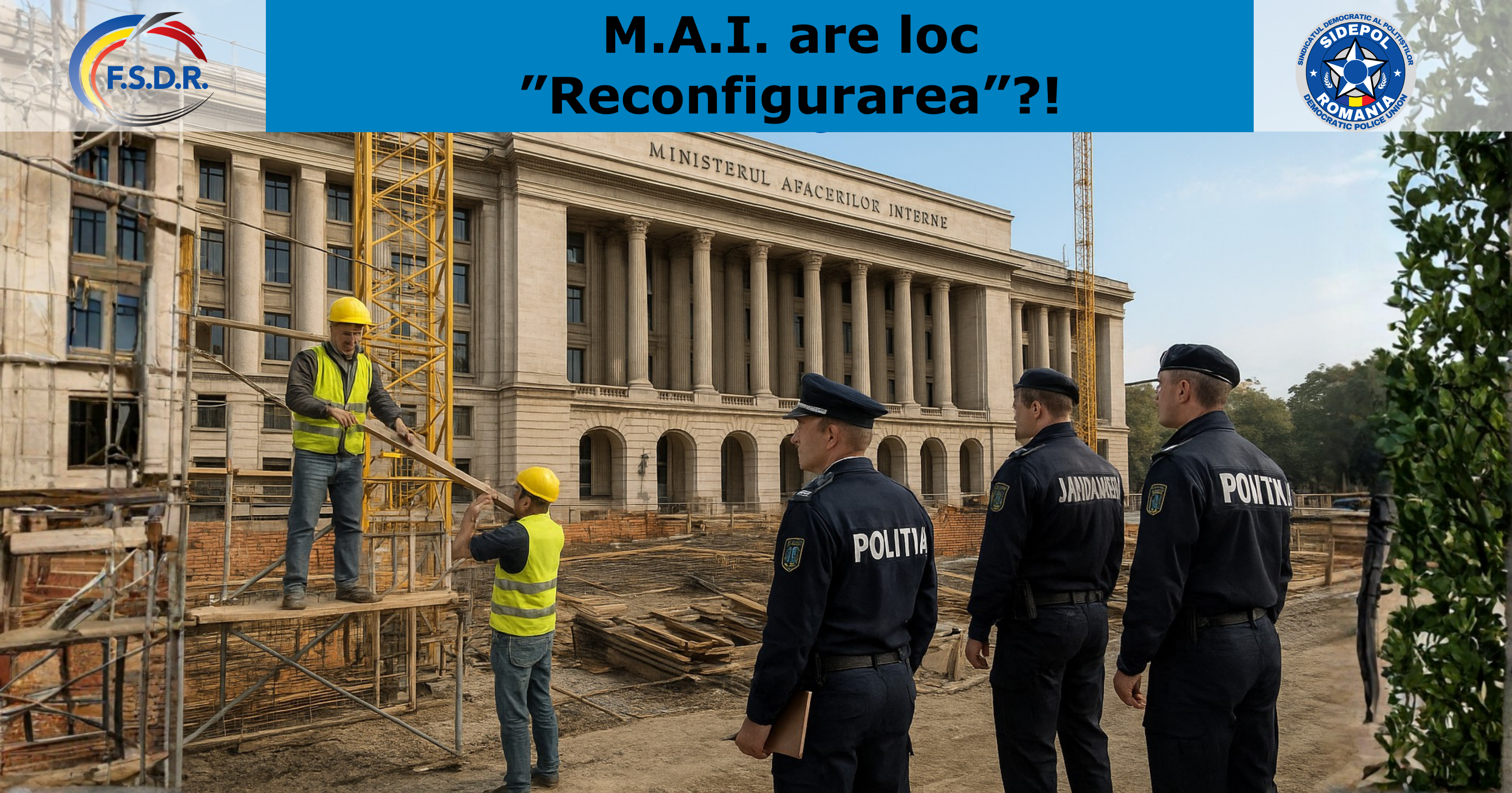 Ultimele informații de la ședința M.A.I.