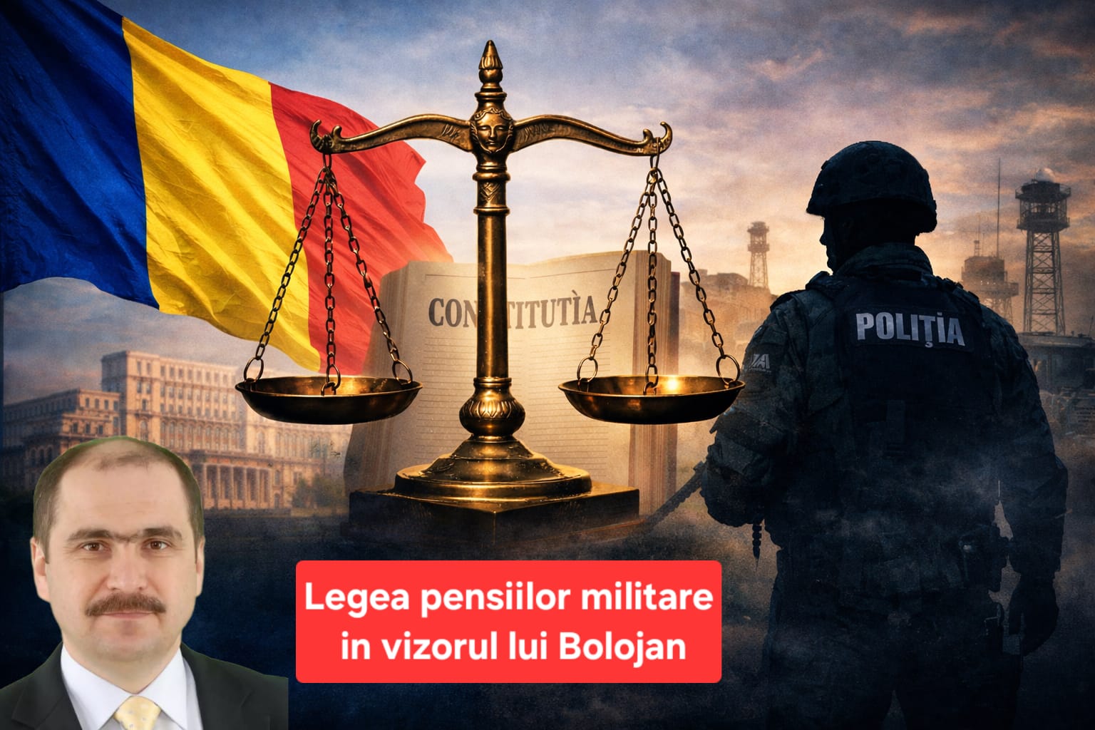 Legea pensiilor militare în vizorul lui Bolojan!