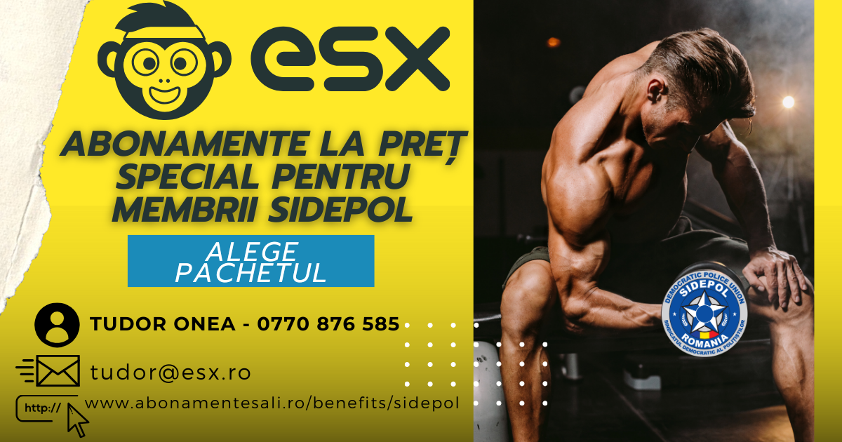 Ofertă abonamente Gym & Fitness – rețeaua ESX