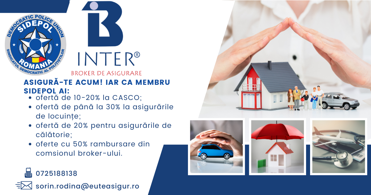 Ofertă asigurări RCA, CASCO, locuință și călătorie – INTERBROKER