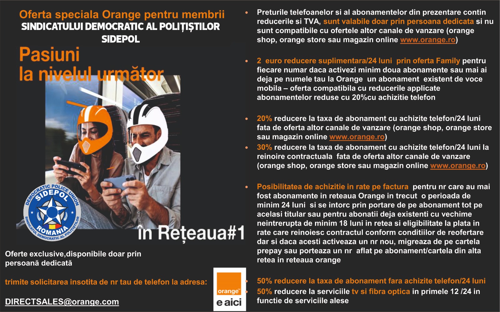 Ofertă ORANGE