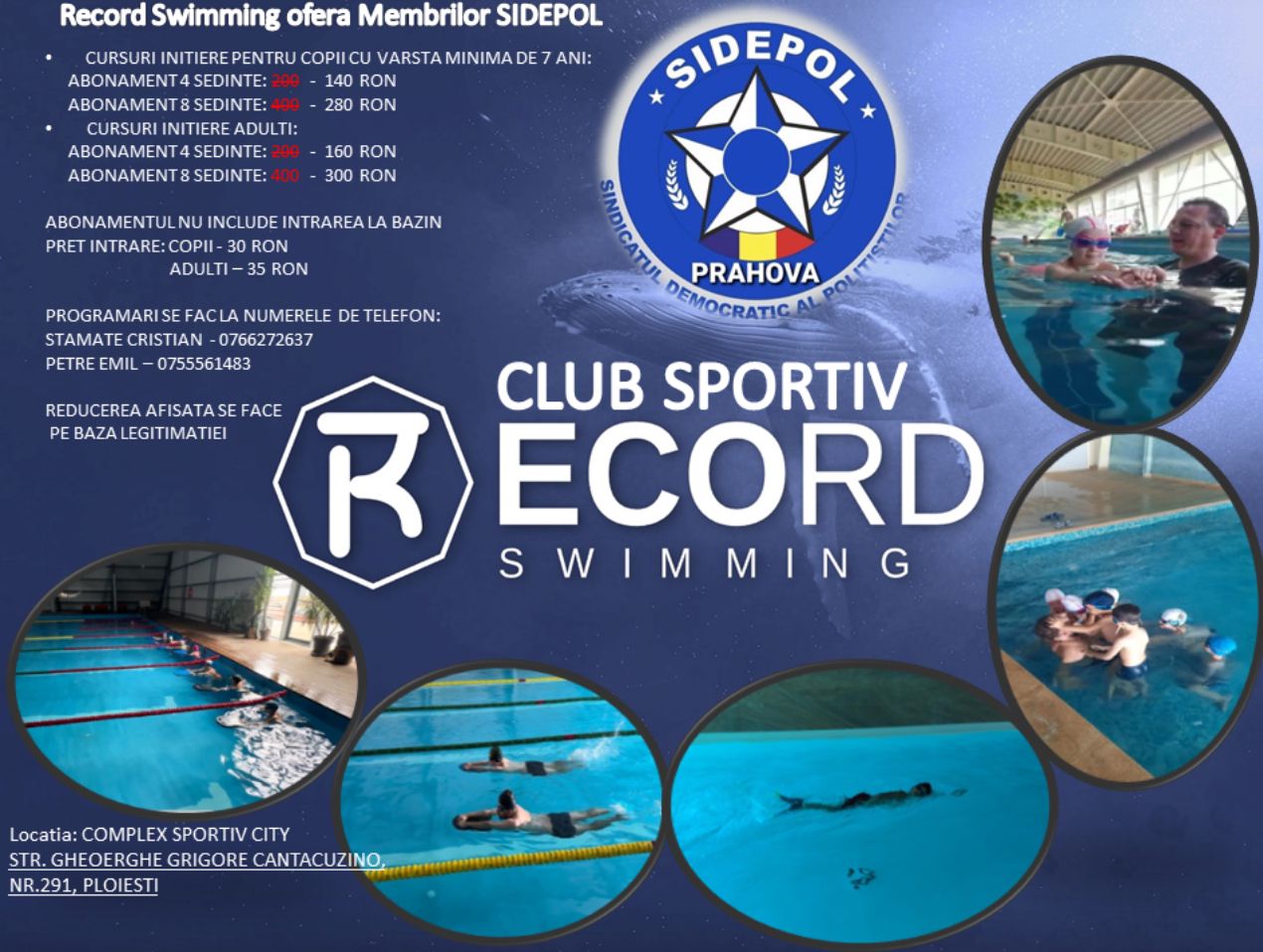 Ofertă Record Swimming Ploiești