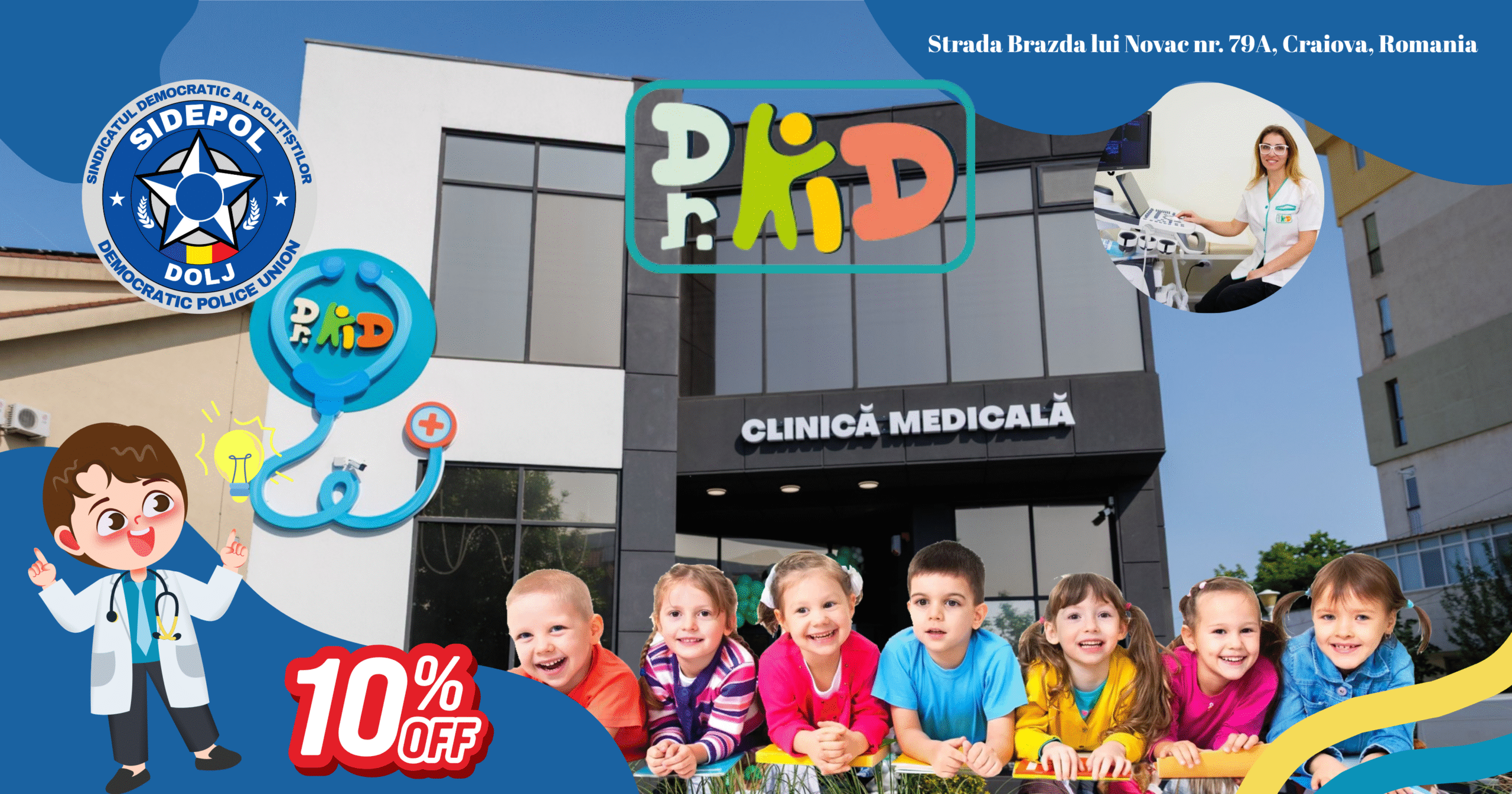 Parteneriat SIDEPOL DOLJ – Dr. Kid